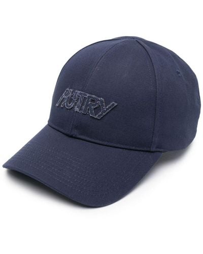 Autry Logo-Appliqué Cotton Cap - Blue