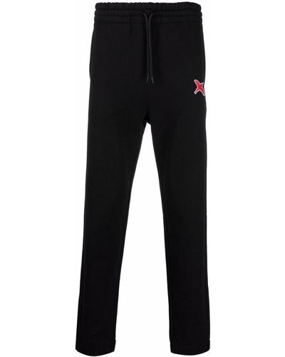 Axel Arigato Logo-patch Slim Track Trousers - Black