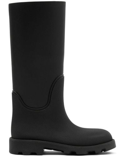 Burberry Marsh Rubber High Boots - Black
