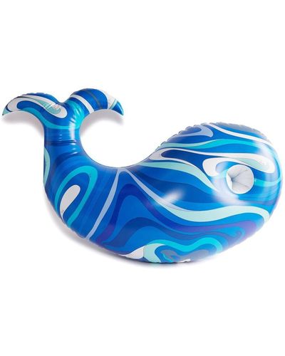 Emilio Pucci Marmo-Print Inflatable Fish - Blue