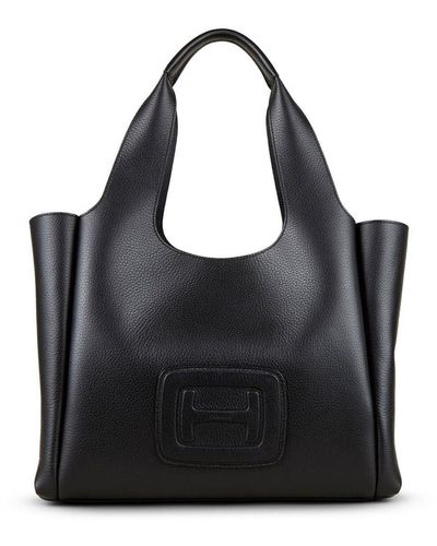 Hogan H-bag Logo Bag - Black
