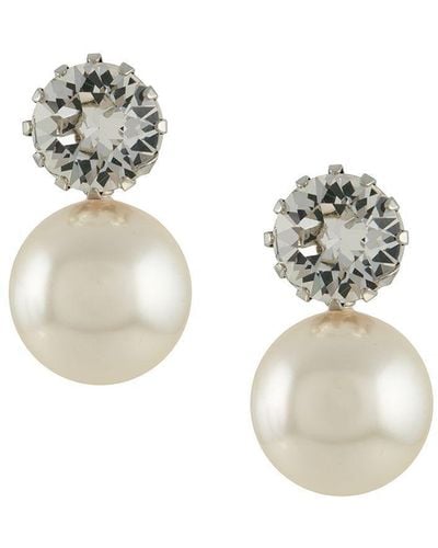 Jennifer Behr Ines Pearl Earrings - Metallic