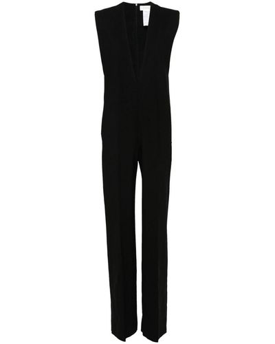 Sportmax Sleeveless Wide-Leg Jumpsuit - Black