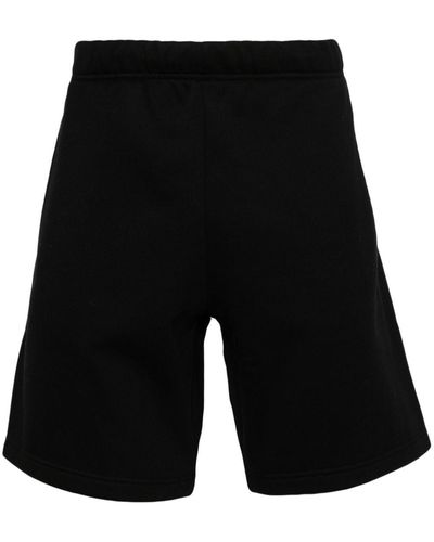 Carhartt Logo-Embroidered Elasticated-Waist Shorts - Black