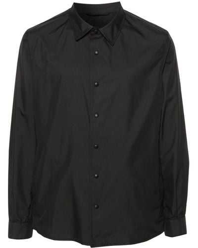 Eraldo Lightweight Shell Shirt - Black