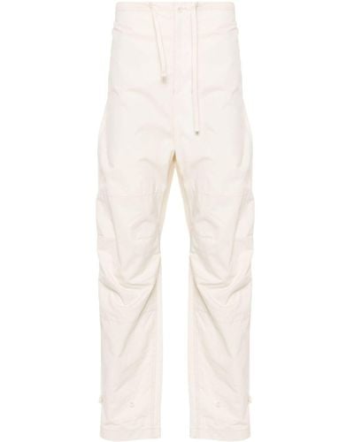 Lemaire Drawstring-Waist Loose Trousers - Natural