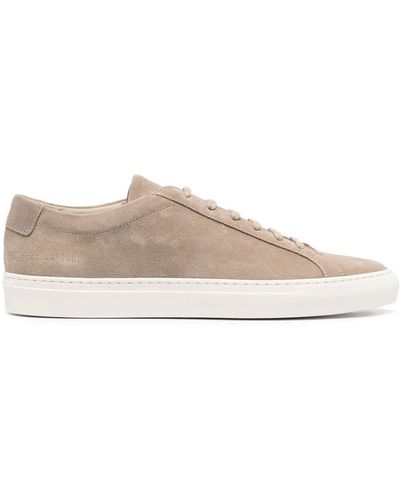 Common Projects Original Achilles Suede Low-top Sneakers - Natural