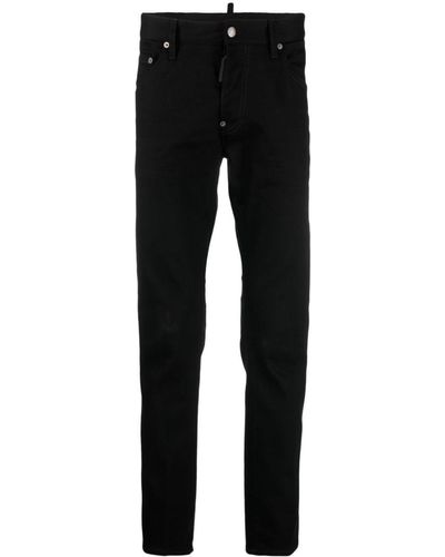 DSquared² Skater Slim-Leg Jeans - Black