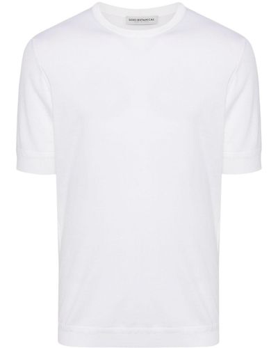 GOES BOTANICAL Knitted Merino T-Shirt - White