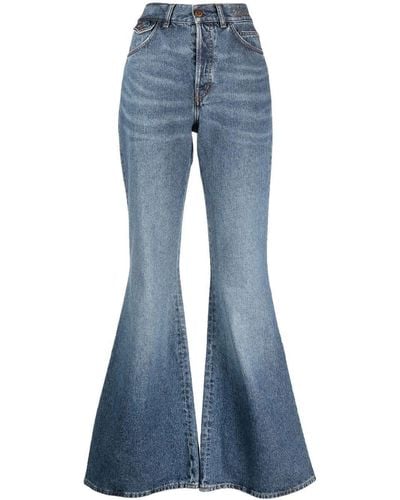 Chloé Flared Denim Jeans - Blue
