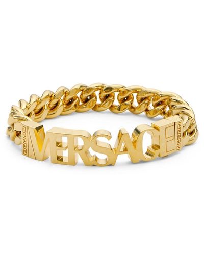 Versace Bracelet With Logo Origin: Italy Characteristics Color - Metallic