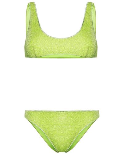 Oséree Lumière Lurex Bikini - Green