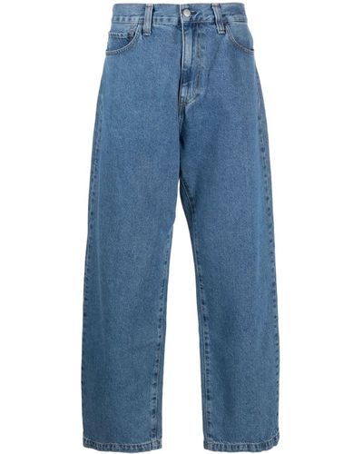 Carhartt Logo-Patch Tapered Jeans - Blue