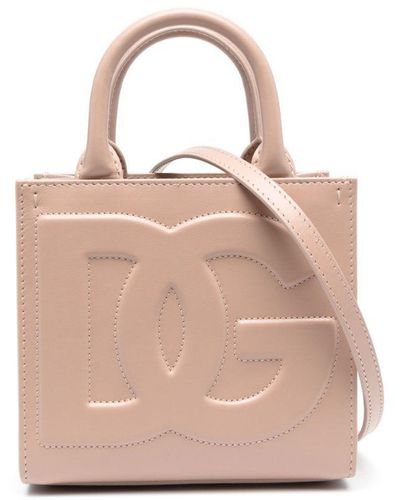 Dolce & Gabbana Dg Daily Leather Tote Bag - Pink