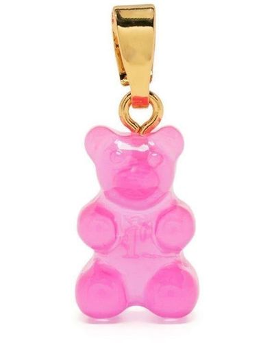 Crystal Haze Jewelry Nostalgia Bear Pendant - Pink