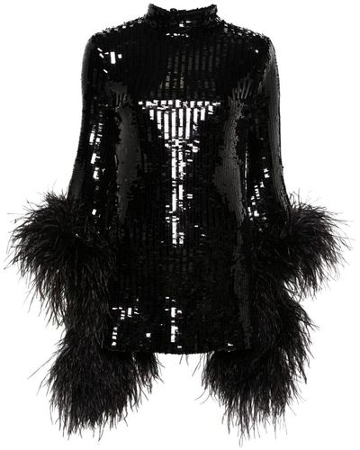 ‎Taller Marmo Del Rio Disco Sequinned Mini Dress - Black
