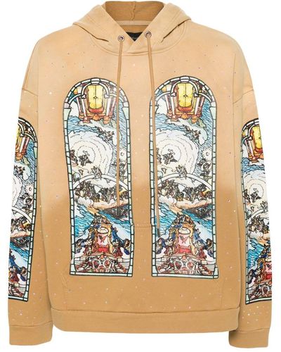 Who Decides War Chalice Cotton Hoodie - Natural