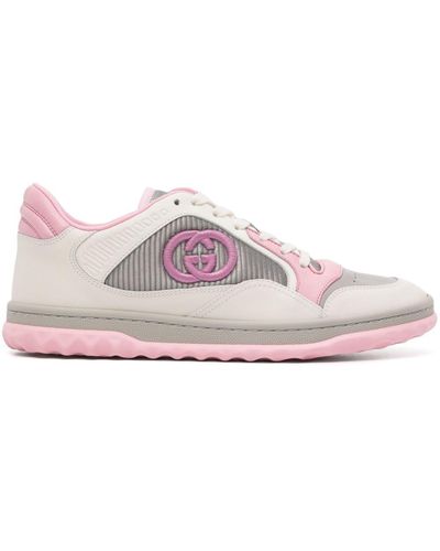 Gucci Mac80 Lace-Up Trainers - Pink