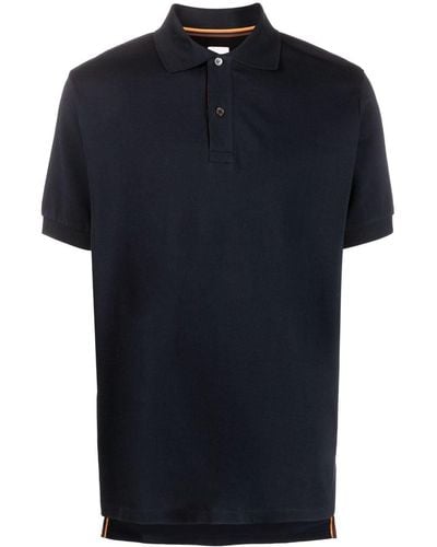 Paul Smith Cotton Polo Shirt - Blue