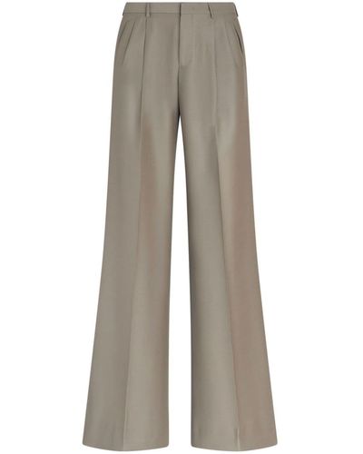 Etro Wool Tailored Trousers - Grey