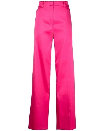 Magda Butrym Two-Pocket Flared Tailored Trousers - Pink