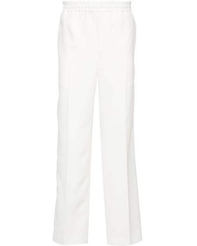 Gucci Sylvie-Strip Twill Trousers - White