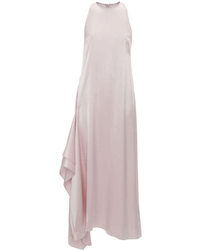JW Anderson Sleeveless Draped Midi Dress - Pink
