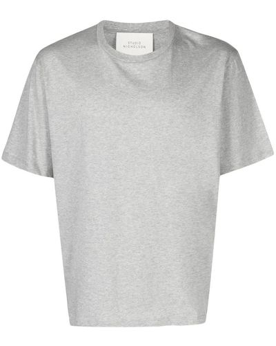 Studio Nicholson Bric Jersey T-Shirt - Gray