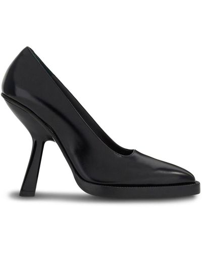 Ferragamo Shaped-High-Heel Court Shoes - Black