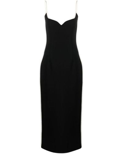 Paris Georgia Basics Sweatheart-Neck Maxi Dress - Black