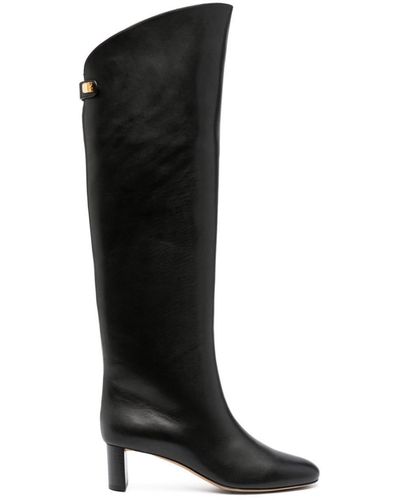 Maison Skorpios Adry 50Mm Leather Boots - Black