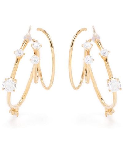 Panconesi Constellation Crystal-Embellished Earrings - White