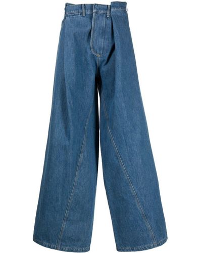 Bianca Saunders Shift Loose-Fit Jeans - Blue