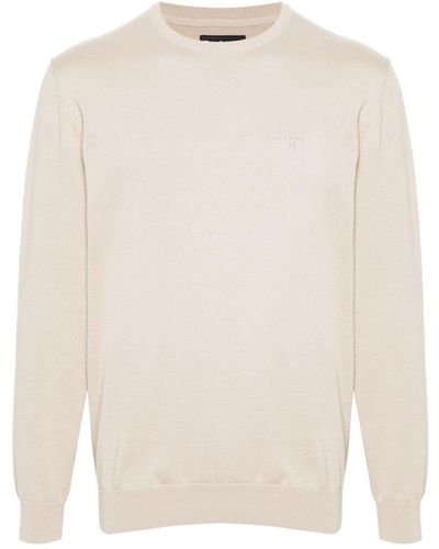 Barbour Pima Cotton Sweater - White