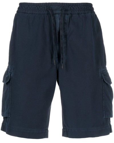 Circolo 1901 Cargo-Pocket Drawstring-Waist Shorts - Blue