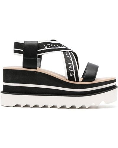 Stella McCartney Sneak-Elyse 80Mm Platform Sandals - Black