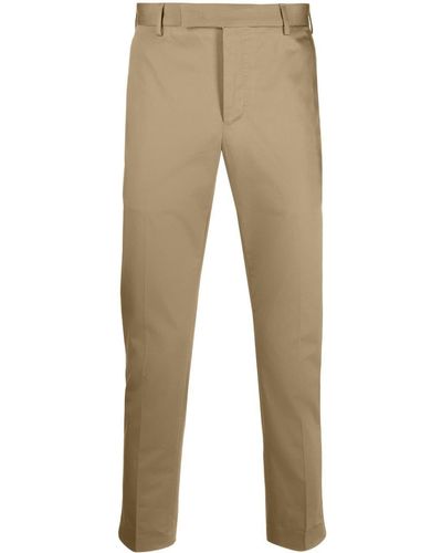 PT Torino Straight-Leg Chino Trousers - Natural