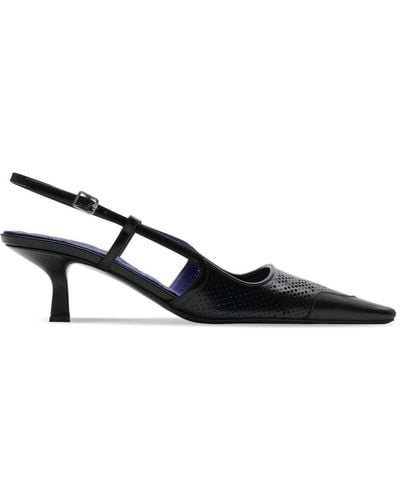 Burberry Chisel 50Mm Slingback Court Shoes - Black