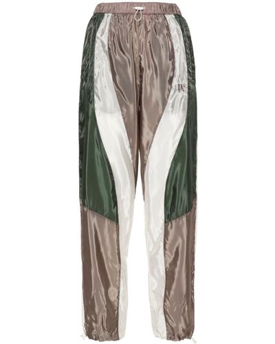 Palm Angels Logo-Embroidered Track Trousers - Green