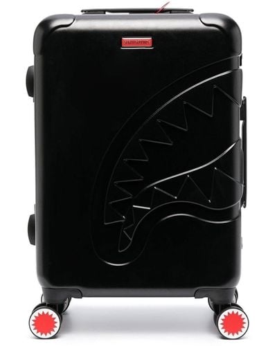 Sprayground Embossed-logo Suitcase - Black