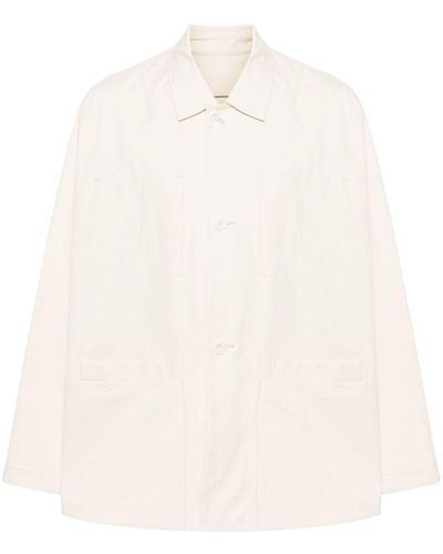 Lemaire Cotton Shirt Jacket - White