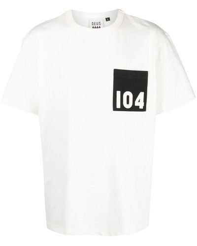 Deus Ex Machina Graphic-Print Cotton Blend T-Shirt - White