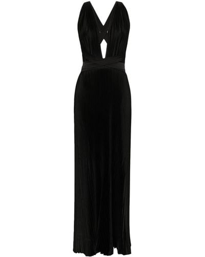 L'idée Moderniste Full-Length Gown - Black