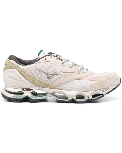 Mizuno Wave Prophecy Panelled Trainers - White