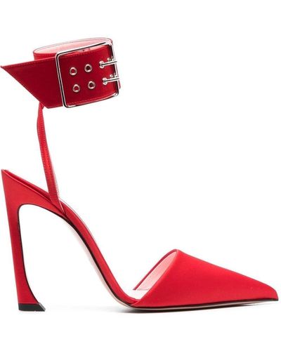 Piferi Fame 100Mm Buckled Court Shoes - Red