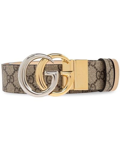 Gucci Gg Belt - Natural