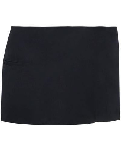 JW Anderson Side-Panel Mid-Rise Miniskirt - Black