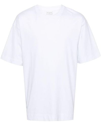 Dries Van Noten Round-Neck Cotton T-Shirt - White