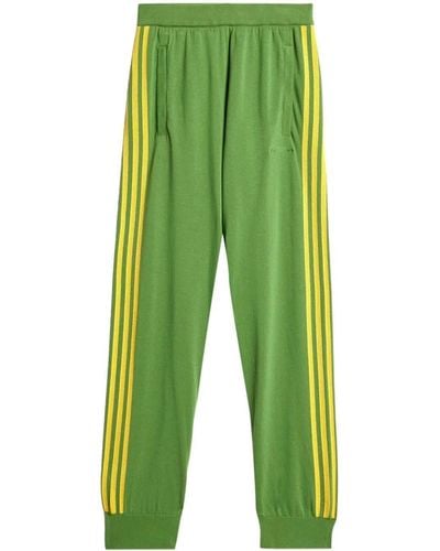 adidas X Wales Bonner Fine-Knit Track Trousers - Green