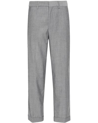 Closed Auckley Straight-Trousers - Gray